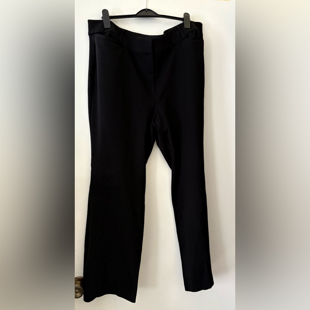 2 Pair Lane Bryant Black Ponte Regular Fit Pants